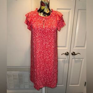 LOFT Spring Floral Midi Dress